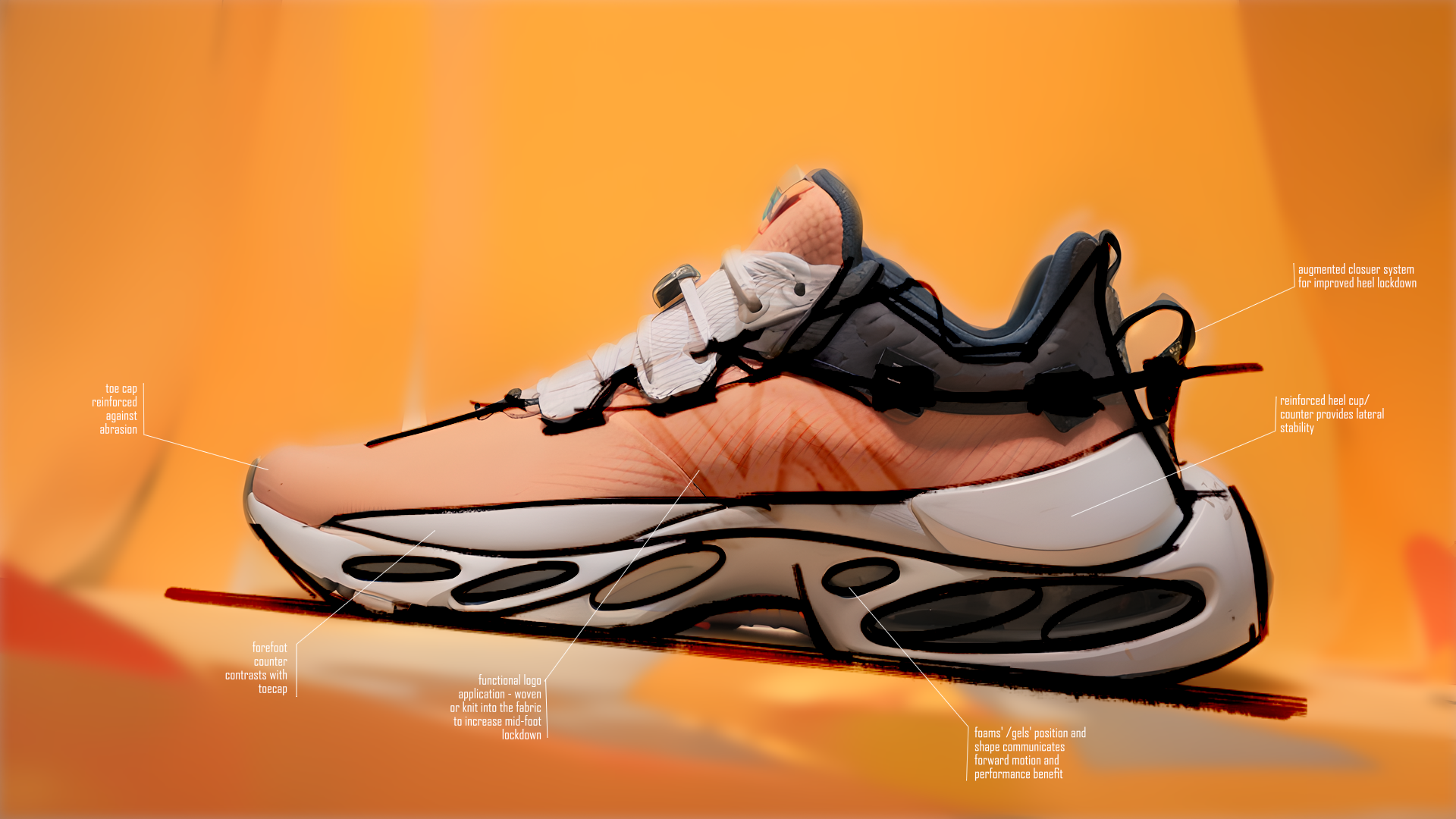 an very cool a.i. assisted rendering of a shoe